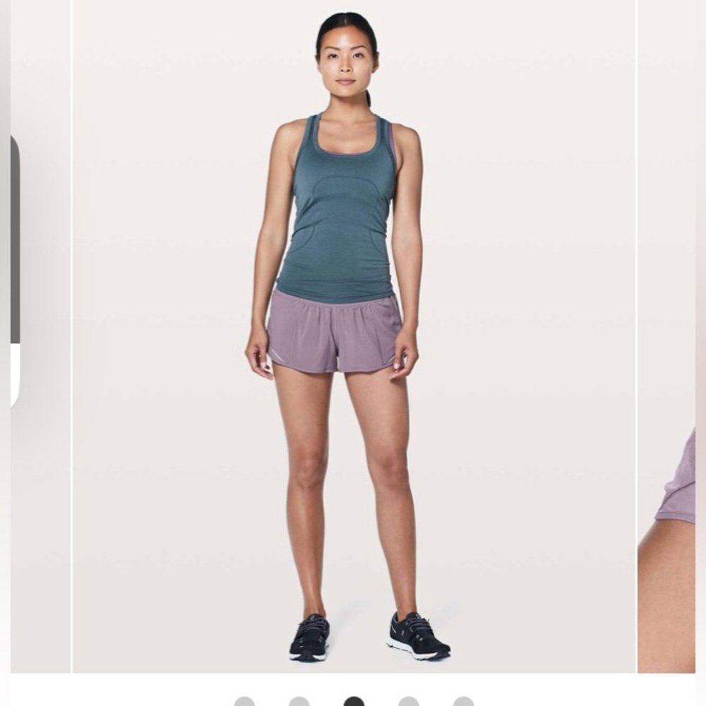 Lululemon Hotty Hot Shorts II, 2.5”. Size 6, Smoked Mulberry color.